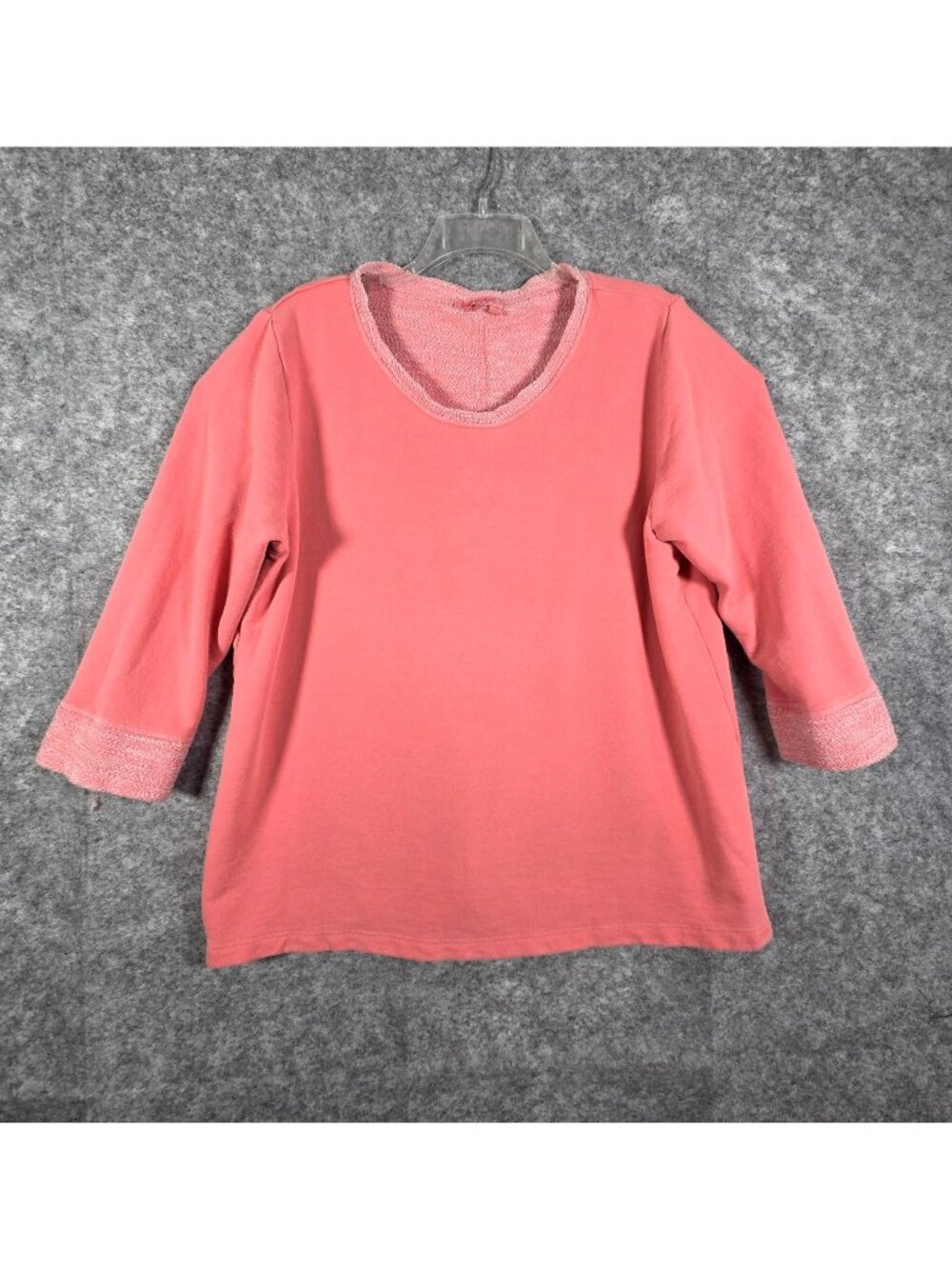 Fresh Produce Women’s Pink Long Sleeve Pullover Sweatshirt Size XXL